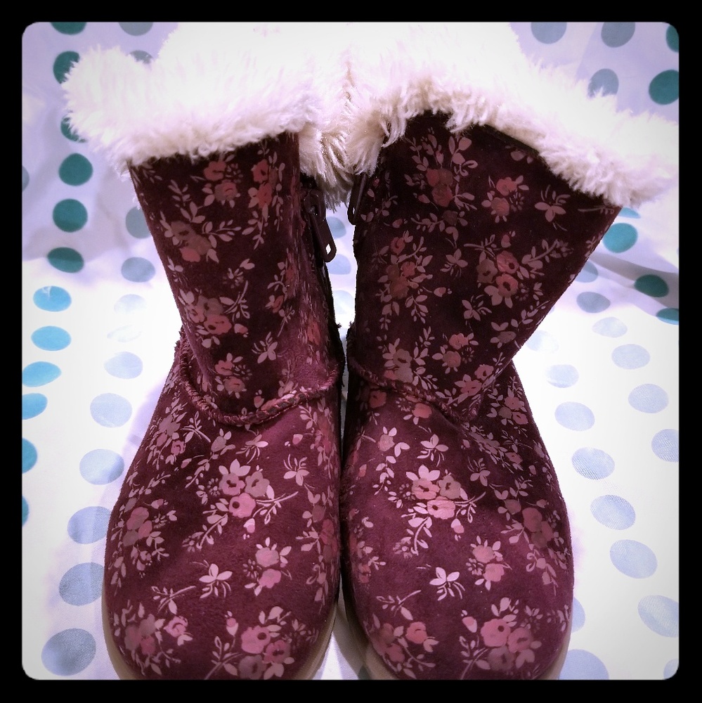 Cat & jack fur lined fashion boots